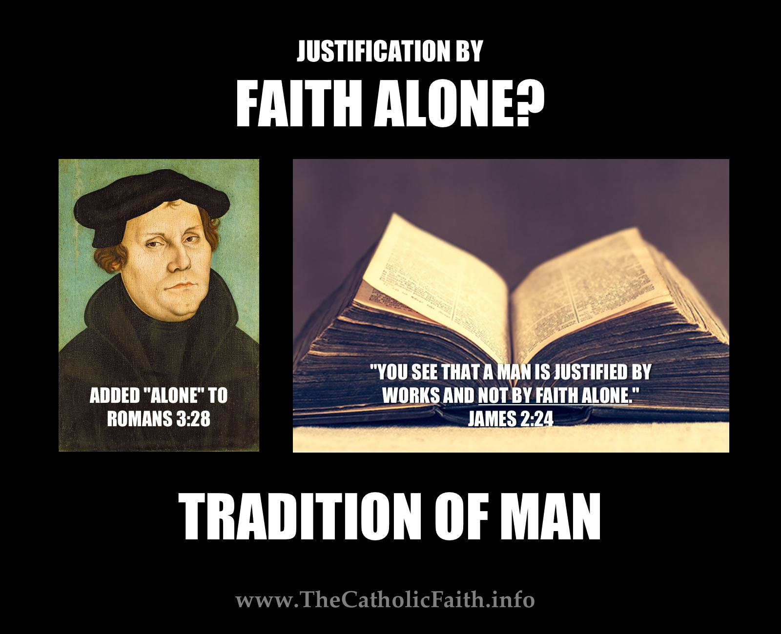 faith alone the catholic faith